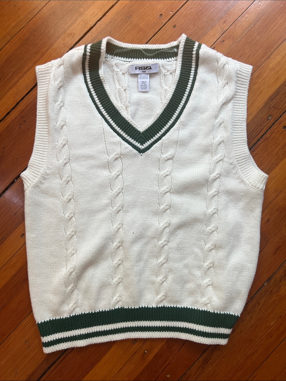 RSQ college sweater vest